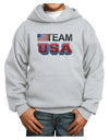 Sporty Team USA Youth Hoodie Pullover Sweatshirt-Youth Hoodie-TooLoud-Ash-XS-Davson Sales