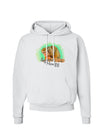 Squirrel Monkey Watercolor Text Hoodie Sweatshirt-Hoodie-TooLoud-White-Small-Davson Sales