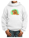 Squirrel Monkey Watercolor Youth Hoodie Pullover Sweatshirt-Youth Hoodie-TooLoud-White-XS-Davson Sales