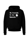 St Patrick is my Homie Dark Hoodie Sweatshirt-Hoodie-TooLoud-Black-Small-Davson Sales