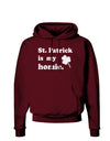 St Patrick is my Homie Dark Hoodie Sweatshirt-Hoodie-TooLoud-Maroon-Small-Davson Sales