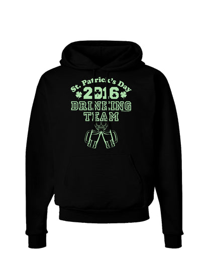 St Patricks Day Drinking Team Dark Hoodie Sweatshirt-Hoodie-TooLoud-Black-Small-Davson Sales