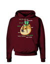 St Patricks Day Leprechaun Doge Dark Hoodie Sweatshirt-Hoodie-TooLoud-Maroon-Small-Davson Sales