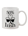 St Patrick's Day Printed 11 oz Coffee Mug - A Must-Have for Irish Drinkware Enthusiasts! - TooLoud-11 OZ Coffee Mug-TooLoud-White-Davson Sales