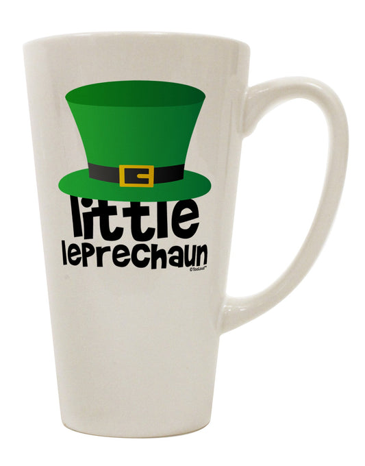 St. Patrick's Day 16 Ounce Conical Latte Coffee Mug - Expertly Crafted for the Little Leprechaun in You by TooLoud-Conical Latte Mug-TooLoud-White-Davson Sales