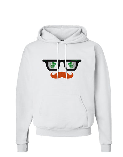 St. Patrick's Day Beer Glasses Design Hoodie Sweatshirt by TooLoud-Hoodie-TooLoud-White-Small-Davson Sales