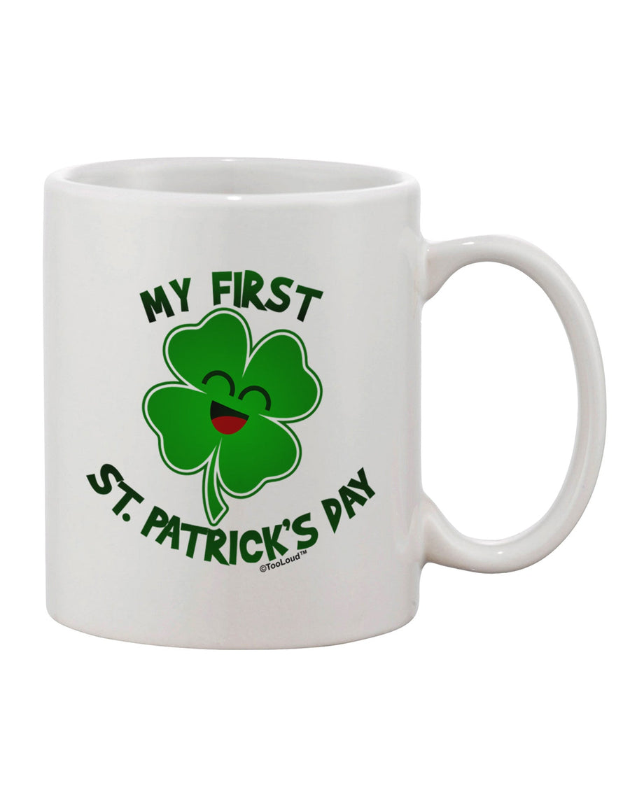 St. Patrick's Day Commemorative 11 oz Coffee Mug - Expertly Crafted Drinkware-11 OZ Coffee Mug-TooLoud-White-Davson Sales