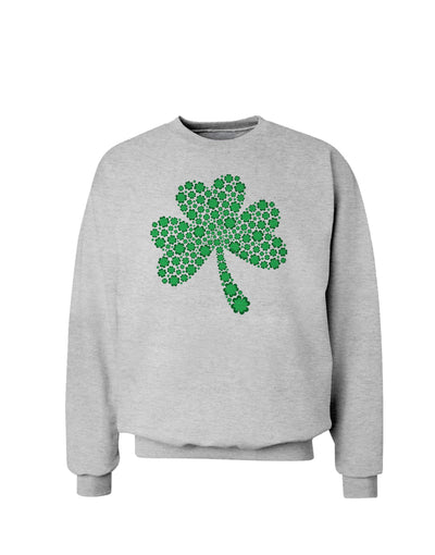 St. Patrick's Day Shamrock Design - Shamrocks Sweatshirt by TooLoud-Sweatshirts-TooLoud-AshGray-Small-Davson Sales