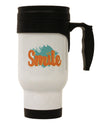 Stainless Steel 14 OZ Travel Mug - The Perfect Companion for a Radiant Smile TooLoud-Travel Mugs-TooLoud-Davson Sales