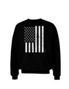 Stamp Style American Flag - Distressed Adult Dark Sweatshirt by TooLoud-Sweatshirts-TooLoud-Black-Small-Davson Sales