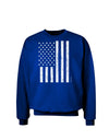 Stamp Style American Flag - Distressed Adult Dark Sweatshirt by TooLoud-Sweatshirts-TooLoud-Deep-Royal-Blue-Small-Davson Sales