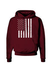 Stamp Style American Flag - Distressed Dark Hoodie Sweatshirt by TooLoud-Hoodie-TooLoud-Maroon-Small-Davson Sales