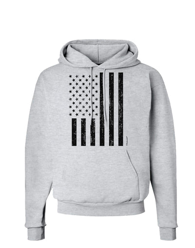 Stamp Style American Flag - Distressed Hoodie Sweatshirt by TooLoud-Hoodie-TooLoud-AshGray-Small-Davson Sales