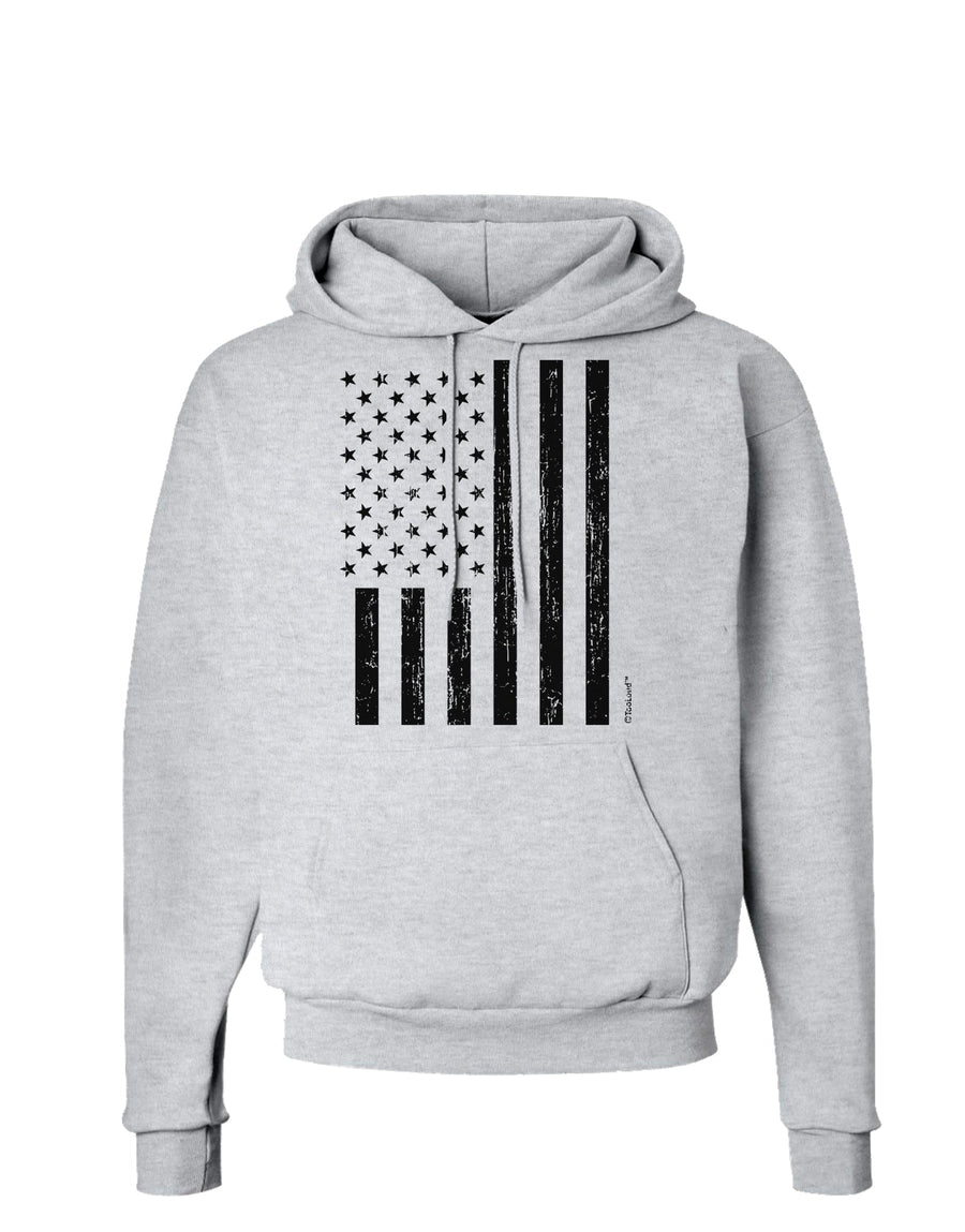 Stamp Style American Flag - Distressed Hoodie Sweatshirt by TooLoud-Hoodie-TooLoud-White-Small-Davson Sales