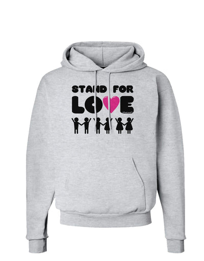 Stand For Love Pink Heart Hoodie Sweatshirt-Hoodie-TooLoud-AshGray-Small-Davson Sales