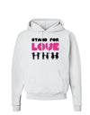 Stand For Love Pink Hoodie Sweatshirt-Hoodie-TooLoud-White-Small-Davson Sales