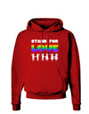 Stand For Love Rainbow Dark Hoodie Sweatshirt-Hoodie-TooLoud-Red-Small-Davson Sales