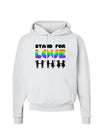 Stand For Love Rainbow Hoodie Sweatshirt-Hoodie-TooLoud-White-Small-Davson Sales