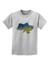 #stand with Ukraine Country Childrens T-Shirt-Childrens T-Shirt-TooLoud-AshGray-X-Small-Davson Sales