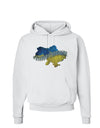 #stand with Ukraine Country Hoodie Sweatshirt White 3XL Tooloud