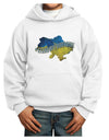 #stand with Ukraine Country Youth Hoodie White Extra-Large Tooloud