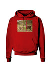 Standing Llamas Dark Hoodie Sweatshirt by TooLoud-Hoodie-TooLoud-Red-Small-Davson Sales