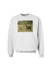 Standing Llamas Sweatshirt by TooLoud-Sweatshirts-TooLoud-White-Small-Davson Sales