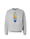 Starfish Surfboard Sweatshirt by TooLoud-Sweatshirts-TooLoud-AshGray-Small-Davson Sales