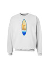 Starfish Surfboard Sweatshirt by TooLoud-Sweatshirts-TooLoud-White-Small-Davson Sales