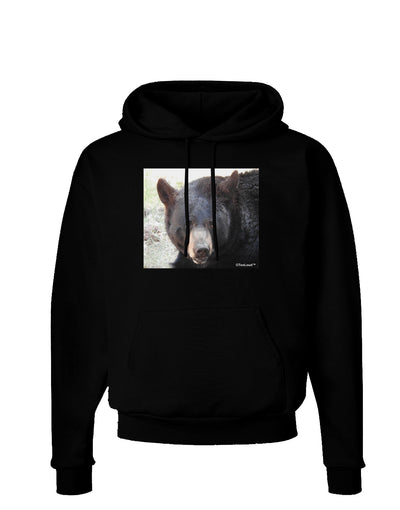 Staring Black Bear Dark Hoodie Sweatshirt-Hoodie-TooLoud-Black-Small-Davson Sales