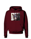 Staring Black Bear Dark Hoodie Sweatshirt-Hoodie-TooLoud-Maroon-Small-Davson Sales