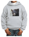 Staring Black Bear Youth Hoodie Pullover Sweatshirt-Youth Hoodie-TooLoud-Ash-XS-Davson Sales