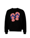 Stars and Stripes Flip Flops Adult Dark Sweatshirt-Sweatshirts-TooLoud-Black-Small-Davson Sales