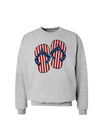 Stars and Stripes Flip Flops Sweatshirt-Sweatshirts-TooLoud-AshGray-Small-Davson Sales