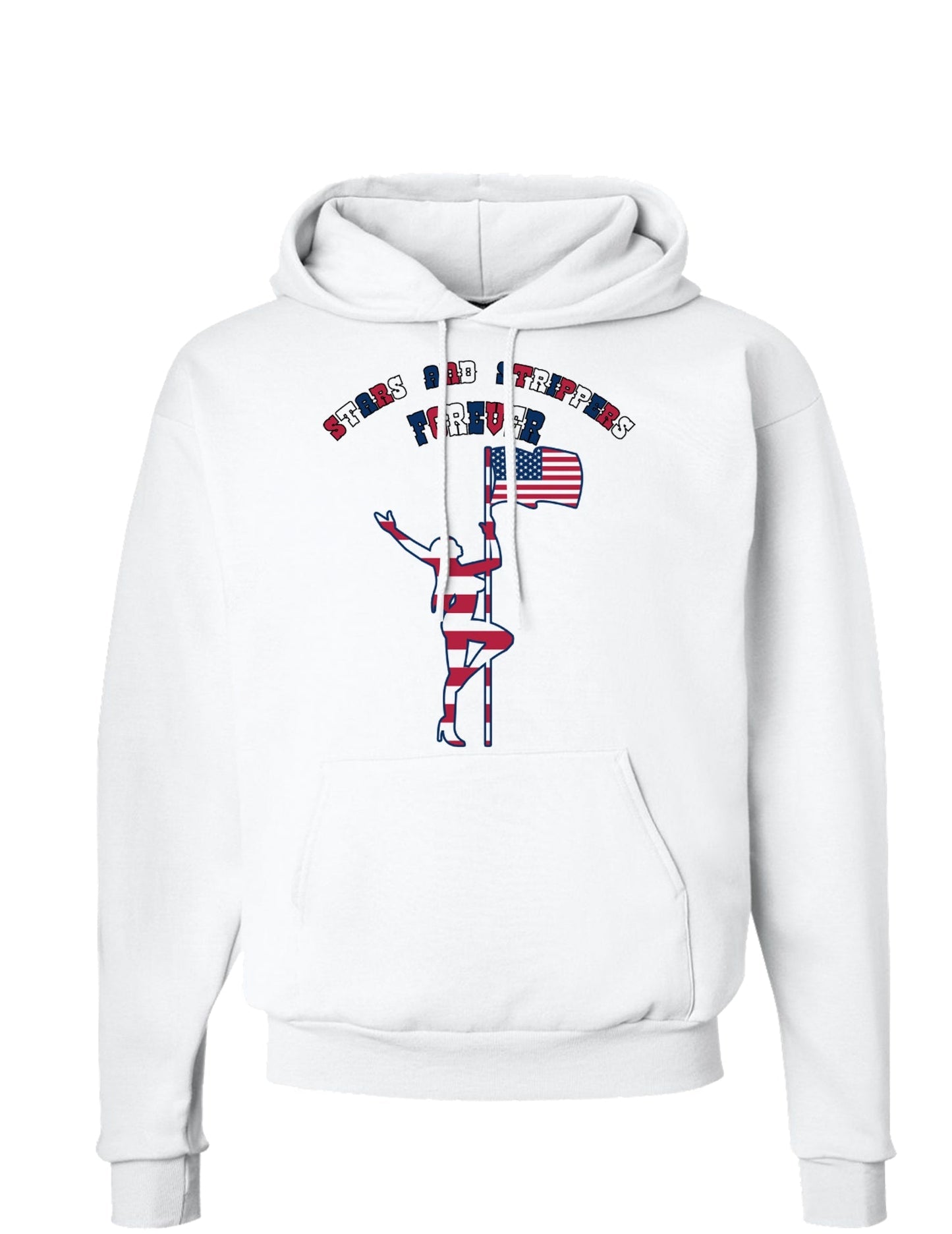 Stars and Strippers Forever Female Hoodie Sweatshirt-Hoodie-TooLoud-White-Small-Davson Sales