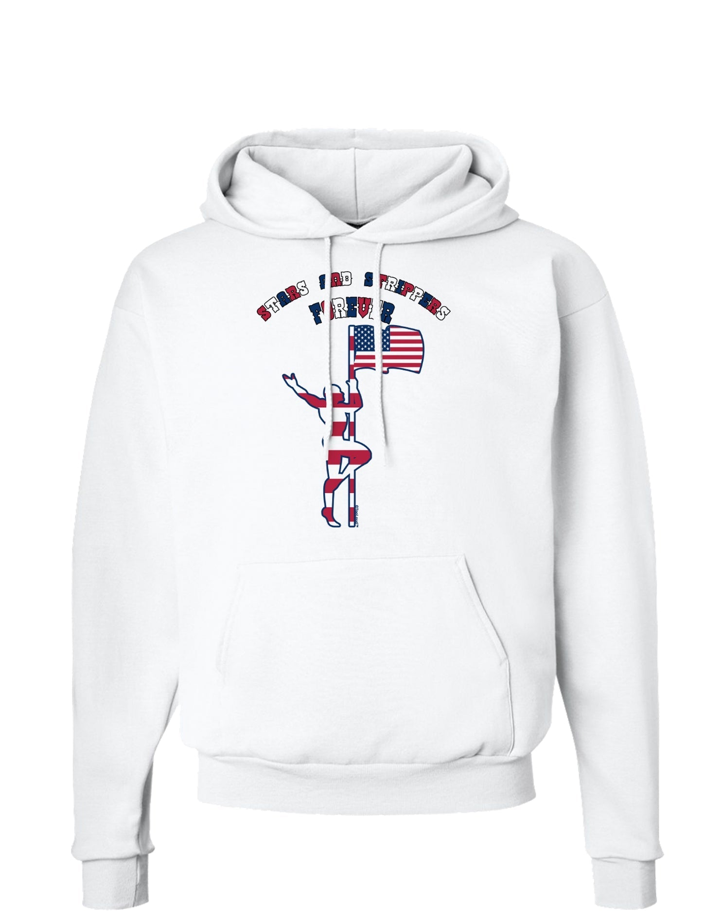 Stars and Strippers Forever Male Hoodie Sweatshirt-Hoodie-TooLoud-White-Small-Davson Sales