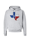 State of Texas Flag Design - Distressed Hoodie Sweatshirt-Hoodie-TooLoud-AshGray-Small-Davson Sales