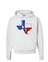 State of Texas Flag Design - Distressed Hoodie Sweatshirt-Hoodie-TooLoud-White-Small-Davson Sales