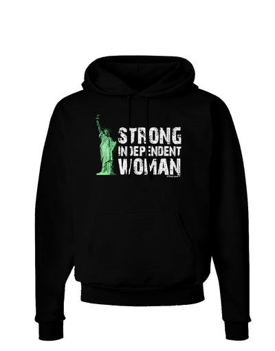 Statue of Liberty Strong Woman Dark Dark Hoodie Sweatshirt-Hoodie-TooLoud-Black-Small-Davson Sales