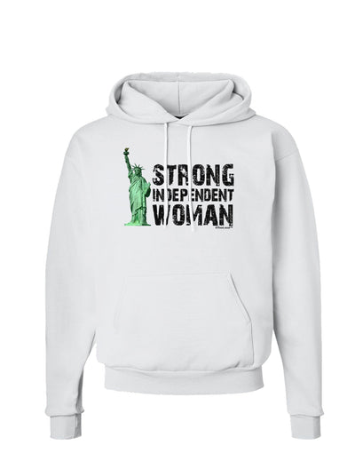 Statue of Liberty Strong Woman Hoodie Sweatshirt-Hoodie-TooLoud-White-Small-Davson Sales