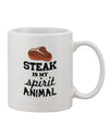 Steak Enthusiast's Essential 11 oz Coffee Mug - TooLoud-11 OZ Coffee Mug-TooLoud-White-Davson Sales