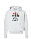 Steak Is My Spirit Animal Hoodie Sweatshirt-Hoodie-TooLoud-White-Small-Davson Sales