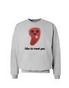 Steak - Nice to Meat You Sweatshirt-Sweatshirts-TooLoud-AshGray-Small-Davson Sales