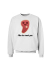 Steak - Nice to Meat You Sweatshirt-Sweatshirts-TooLoud-White-Small-Davson Sales