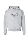 Stethoscope Heartbeat Hoodie Sweatshirt-Hoodie-TooLoud-AshGray-Small-Davson Sales