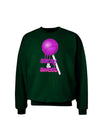 Sticky & Sweet Lollipop Adult Dark Sweatshirt-Sweatshirts-TooLoud-Deep-Forest-Green-Small-Davson Sales