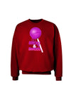 Sticky & Sweet Lollipop Adult Dark Sweatshirt-Sweatshirts-TooLoud-Deep-Red-Small-Davson Sales