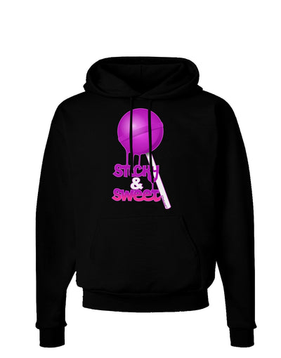 Sticky & Sweet Lollipop Dark Hoodie Sweatshirt-Hoodie-TooLoud-Black-Small-Davson Sales