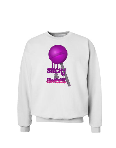 Sticky & Sweet Lollipop Sweatshirt-Sweatshirts-TooLoud-White-Small-Davson Sales