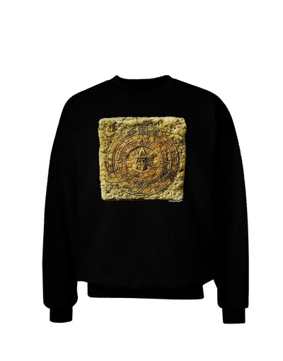 Stone Carving Sepia Adult Dark Sweatshirt-Sweatshirts-TooLoud-Black-Small-Davson Sales